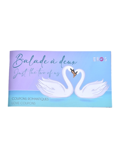 Livret de coupons-défis Balade à deux par Eros et Compagnie