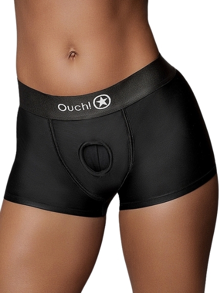 Boxer harnais vibrant avec anneau ajustable XL-XXL par Shots